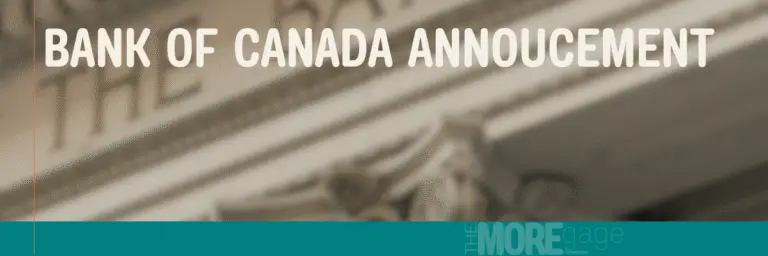Bank of Canada rate announcement and what does it mean for my mortgage interest rate